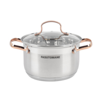 Batterie de cuisine en acier inoxydable de haute qualité, plusieurs tailles disponibles, casseroles de cuisine domestique pour la cuisson
