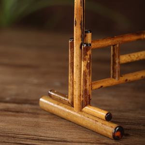 Bamboo Pen Holder Calligraphy Brush Stand Desktop Storage Ornament For Study Desk Gift - Product Image 5