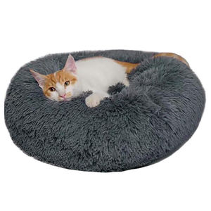 Cojín de felpa para lavado mecánico, cama para gatos, cama calmante antiansiedad para perros y gatos - Product Image 1
