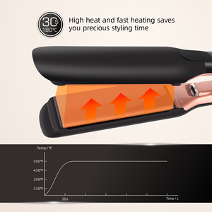 Multi Professional 2 in 1 <strong>Hair</strong> <strong>Straightener</strong> 500 Degree Titanium Flat Irons Ionic <strong>Hair</strong> <strong>Straightener</strong> - Product Image 2