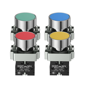 NP2 Series XB2 <b>Push</b> <b>Button</b> <b>Switch</b> with Light Flat <b>Button</b> BW3361 Normally Open 220V Bw3462 Normally Closed - Product Image 1