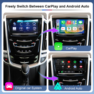 Không dây Carplay & Android tự động Adapter cho CADILLAC SRX 2013-2017 CTS ATS XTS XT5 8 "HMI 2.0 giữ lại nhà máy đảo ngược máy ảnh - Product Image 2