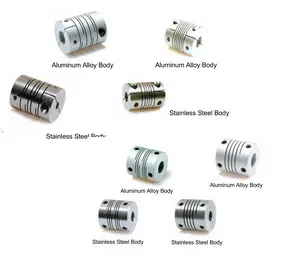 Setscrew מהדק coulings גמיש זיווגים סרוו מנוע צימוד פיר צימוד