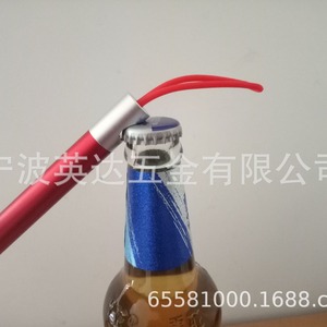 Aluminum Alloy Straw Set With Bottle Opener Reusable Colorful Cleaning <b>Brush</b> Included - Product Image 4