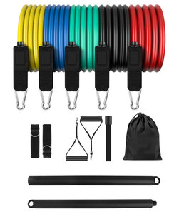 Meilleure vente, ensemble de tubes de barre d'exercice à boucle avec fixation murale, <span class=keywords><strong>bande</strong></span> élastique de résistance - Product Image 2