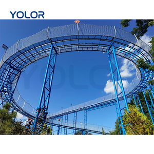 Gran montañ<span class=keywords><strong>a</strong></span> rusa de acero para exteriores, tobogán tubular, equipo de entretenimiento para parques temáticos <span class=keywords><strong>a</strong></span> la venta - Product Image 5