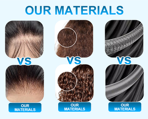 10 "nhiệt độ cao sợi Máy làm afro dreadlock Bob tóc giả với những tiếng nổ không ren nắp nhỏ làm nổi bật phụ nữ tóc giả - Product Image 6