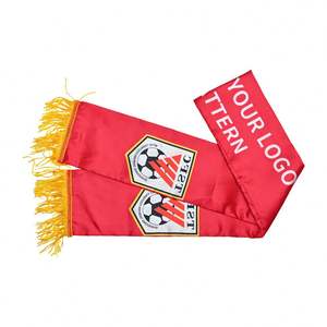 Écharpe de supporter sportive en tissu satiné et élasthanne, personnalisée avec drapeau national, pour usage extérieur, vente en gros - Product Image 5