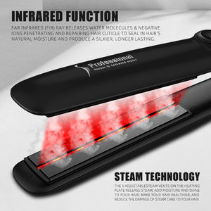 <span class=keywords><strong>Plancha</strong></span> <span class=keywords><strong>de</strong></span> <span class=keywords><strong>vapor</strong></span> infrarroja para el cuidado del cabello, <span class=keywords><strong>plancha</strong></span> fría para recuperar el cabello dañado, tratamiento suave, alisador - Product Image 5