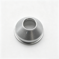 Réflecteur LED unique OEM/ODM à haute réflectivité en aluminium CNC pour lampe torche tactique extérieure