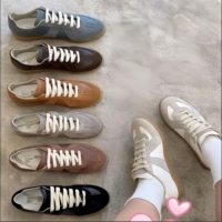Chaussures de marque de qualité supérieure en cuir véritable, plates et décontractées pour hommes et femmes, chaussures de marche sportives et élégantes à lacets, confortables, MM6
