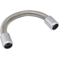 Universel avec embouts de serrage pour refroidissement de voiture 1964-77 Chevelle en acier inoxydable 24 tuyau de radiateur chromé