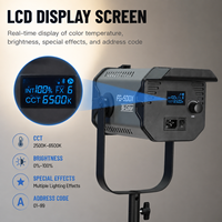 FG 500X Lumière de studio professionnelle COB 500W haute puissance bicolore 2700~6500K IRC 97 modes de contrôle multiples pour photographie