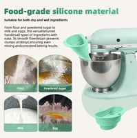 Entonnoir à farine pliable en silicone pour mixeur KitchenAid KSM150 QT4.5-5.0, anti-fuite, pour nettoyage et préparation culinaire