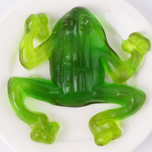 निर्माता थोक बिक्री विभिन्न मिश्रित फल थोक गुम्मीज मीठे खट्टे स्वाद जेली फ्रॉग ग्मी कैंडी हलाल प्रमाणित है। - Product Image 1