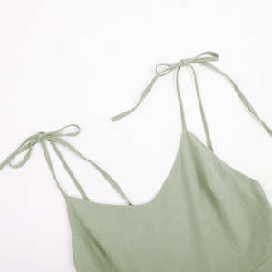 <span class=keywords><strong>Abito</strong></span> Estivo <span class=keywords><strong>da</strong></span> <span class=keywords><strong>Donna</strong></span> Enyami, Stile Bohémien Chic per Vacanze, 100% Cotone, Sexy con Scollo a V, Senza Maniche, Casual con Spalline Sottili - Product Image 5