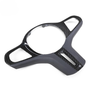 Garniture de <span class=keywords><strong>volant</strong></span> en fibre de carbone sèche F90 M5 pour <span class=keywords><strong>BMW</strong></span> M8 F91 F92 F93 X3m F97 X4m X5m 2020-22, revêtement intérieur de <span class=keywords><strong>volant</strong></span> en carbone forgé - Product Image 3