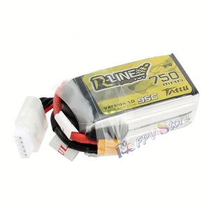 Tattu R-Line 1.0 LiPo 750mAh 11.1V/14.8V 95C 3S 4S1P Plastic Battery Pack XT30 <b>Plug</b> RC FPV Racing Quadcopter China - Product Image 4