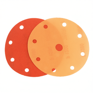 Disco de Lijado Ttake de 15 Orificios, Grano 80, Soporte de Película con Revestimiento de Velcro - Product Image 2