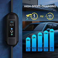 Chargeur de voiture électrique portable Y Type 1 Type 2 GBT 3.6KW 7KW 11KW 16A Schuko Cee Rouge Bleu Iec 62196 Sae J1772