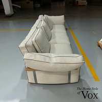 Canapé en tissu de coton et de lin de style moderne VOXHOME pour salon, chambre à coucher, meubles de maison, canapé modulaire sectionnel