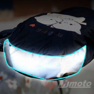 للماء دراجة نارية المقود يفشل واقية دراجة نارية سكوتر سميكة الدافئة قبضة مقود إفشل غير نافذ للمطر الشتاء الدافئة قفازات - Product Image 5