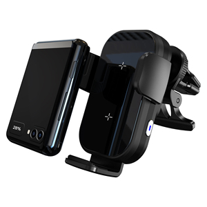 Nuovo rilascio <span class=keywords><strong>a</strong></span> doppia bobina sensore intelligente per auto porta caricabatterie Wireless per Iphone 13 Samsung <span class=keywords><strong>Galaxy</strong></span> Z Flip 3 pieghevole per telefono - Product Image 3