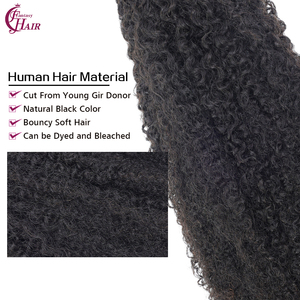 Extensiones de Cabello Humano Afro Rizado 4C 2026, 100% Cabello Humano, Trama Súper Doble - Product Image 4