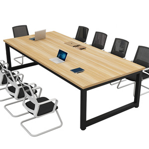 Escritorio de oficina personalizado moderno, estación de trabajo, juego de escritorio de ordenador de oficina con silla de almacenamiento - Product Image 2