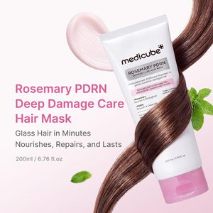 Masque capillaire réparateur Medicube Rosemary PDRN 200 ml, soin intensif pour cheveux abîmés - Product Image 2