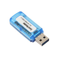 Adaptador de lector de tarjetas USB 2,0 + OTG SD TF, disco U, lector de tarjetas todo en uno, alta calidad, barato