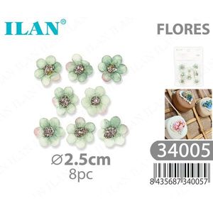 Fiori Secchi Ilan 2,5cm 8 Pezzi per Decorazioni Artigianali - Product Image 3