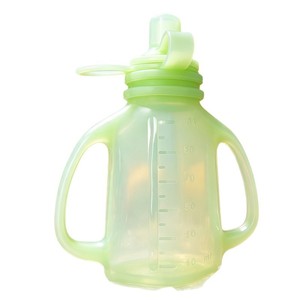 Biberón de silicona portátil <span class=keywords><strong>con</strong></span> pajita y diseño de dibujos animados, tipo exprimible, para <span class=keywords><strong>arroz</strong></span>, papillas y gelatina - Product Image 4