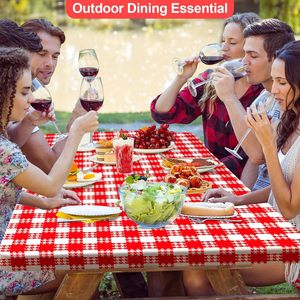 3PCS <b>Outdoor</b> Elastic Picnic <b>Table</b> and <b>Bench</b> Covers Fitted Waterproof Heavy Duty Tablecloth - Product Image 4