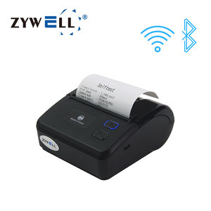 Zywell không dây di động máy in hóa đơn nhiệt 80 mét Bluetooth <span class=keywords><strong>Wifi</strong></span> cho điện thoại cầm tay <span class=keywords><strong>POS</strong></span> Máy in - Product Image 1