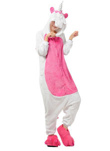 Nouveau <span class=keywords><strong>licorne</strong></span> Onesie unisexe point <span class=keywords><strong>Kigurumi</strong></span> Animal femmes pyjamas adultes hiver vêtements de nuit chauds Anime Costumes dessin animé combinaison - Product Image 2