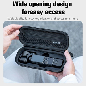 Sac de rangement portable pour <span class=keywords><strong>DJI</strong></span> <span class=keywords><strong>OSMO</strong></span> <span class=keywords><strong>Pocket</strong></span> 4, étui de transport, boîte d'accessoires, étui étanche en cuir PU, valise pour caméra d'action - Product Image 5