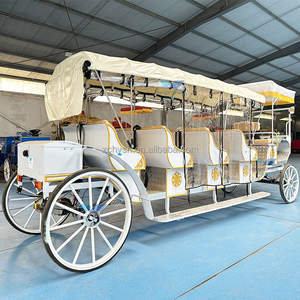 Carruaje eléctrico de cuatro ruedas Hengyisheng con marco de acero Q235B para uso turístico de bodas y turismo - Product Image 4