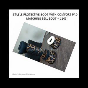 Juego de bota protectora estable con Bota de campana para cuidado de caballos Modelo 1103 Marca personalizada - Product Image 1