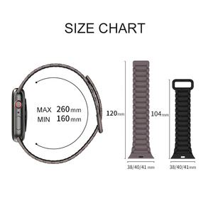 Bracelet de montre sport en silicone magnétique à boucle à pression pour Apple Watch 46mm/49mm et IWatch Series 10/9/8/7/42mm Ultra – Vente en gros - Product Image 6