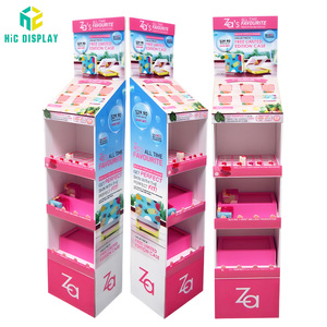 Factory Manufacturer Supermarket Retail Free Standing Pvc Plastic <strong>Display</strong> Stands <strong>POP</strong> Nail Polish Cosmetics <strong>Display</strong> Racks - Product Image 3