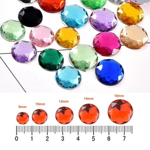 Piedras Acrílicas Redondas para Coser, Coloridas, con Reverso Plano, Piedras Acrílicas para Joyería, <span class=keywords><strong>Precio</strong></span> de Fábrica Blinginbox - Product Image 1