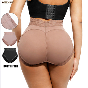 Al por mayor, <span class=keywords><strong>bragas</strong></span> moldeadoras de control de abdomen y levantamiento de glúteos con LOGO personalizado, faja moldeadora adelgazante, pantalones cortos moldeadores para mujer - Product Image 1