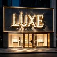 Enseigne lumineuse LED personnalisée pour magasin de bijoux, extérieure, étanche, avec lettres en diamant pour vitrine