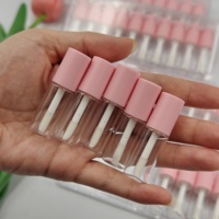 Tubes de brillant à lèvres 3ml, emballage mignon pour brillant à lèvres, boîte d'emballage pour tubes de brillant à lèvres, applicateur pinceau pour brillant à lèvres, tube de brillant à lèvres