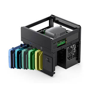 Boîtier <span class=keywords><strong>NAS</strong></span> JONSBO N2 <span class=keywords><strong>ITX</strong></span> prend en charge l'alimentation SFX avec une structure de compartiment séparé pour 5+1 disques durs - Product Image 3