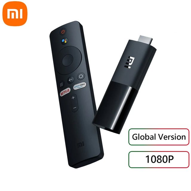 Global Version Mi TV Stick 1GB 8GB Android 9.0 Quad-core 1080P DTS Audio Online for Media Player Assistant