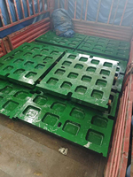 Plaque de mâchoire forgée en acier à haute teneur en manganèse, pièce de rechange pour concasseurs à mâchoires de construction et machines minières
