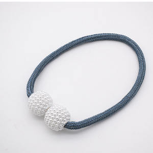 Aggiornamento di 2 pacchi tendaggi magnetici per tende tendaggi per tende comodo telo decorativo per tende rotonde - Product Image 2