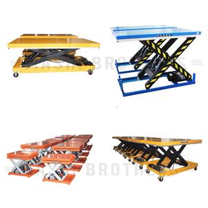 Perayap lantai berlumpur baru gunting berat pendukung sendiri <span class=keywords><strong>Platform</strong></span> pengangkat 1-10ton kapasitas beban pengendali jarak jauh trek karet pengangkat - Product Image 2